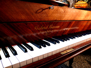 Le piano G. Gaveau : clavier