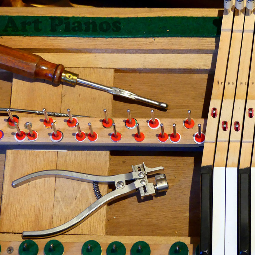 plateau de clavier, touches et outils